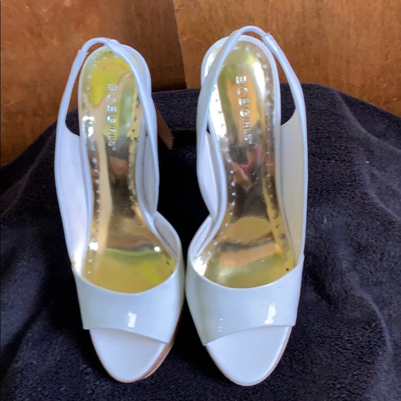 BCB Girls White Patent Heels - Picture 2 of 4